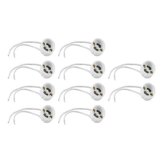10 Base Conector Soquete Gu10 Loza - Sumatel