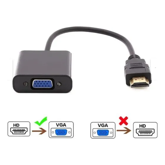 Convertidor Adaptador Hdmi A Vga