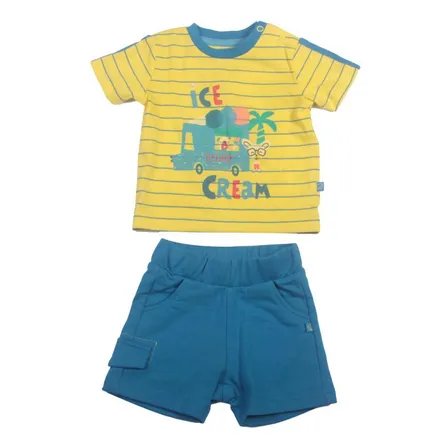 Conjunto Bebe Niño Amarillo Pillin