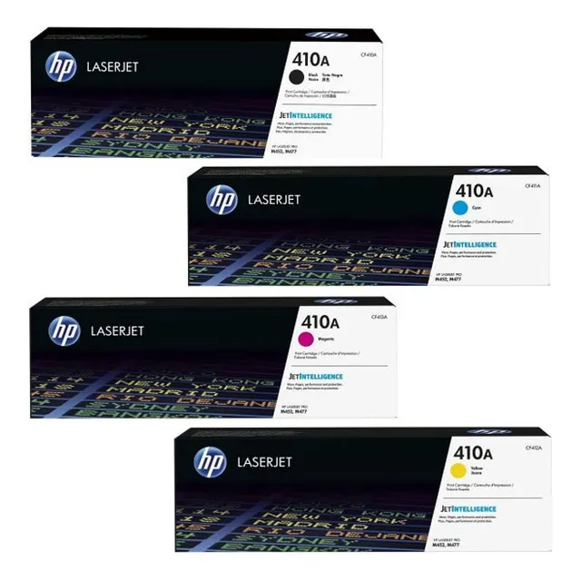Paq 4 Pzas Toner Hp 410a Cyan / Magenta / Yellow / Negro