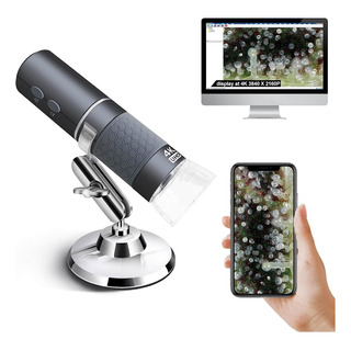 Microscopio Wifi Ninyoon 4k Para iPhone, Android, Pc, X, Usb Microscopio Wifi Ninyoon 4k Para iPhone, Android, Pc, X, Usb