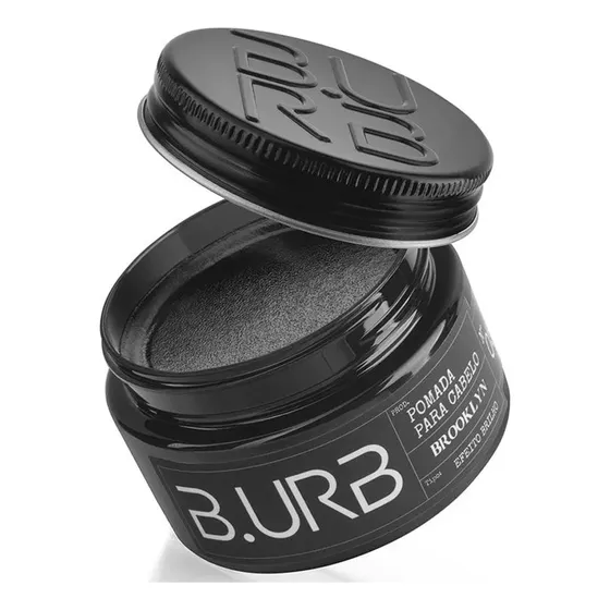 Pomada Brooklyn Efeito Brilho Molhado 100g Barba Urbana Burb