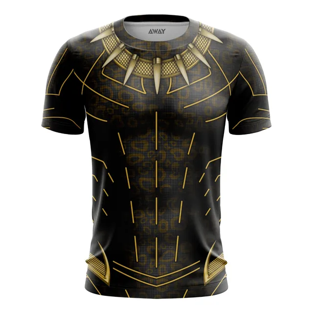 Camisa Camiseta Trajes Super Heróis Marvel Dc Proteção Uv