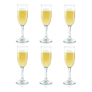 6 Copa Flauta Champañera Chmpagne Brindis 190ml 6.4 Onzas 6 Copa Flauta Champañera Chmpagne Brindis 190ml 6.4 Onzas