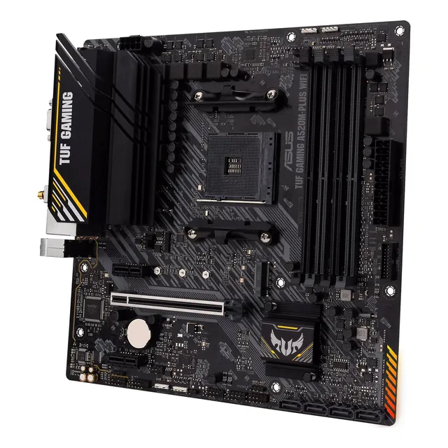 Tarjeta Madre Asus Tuf Gaming A520m-plus Wifi Am4 Ddr4 Glan