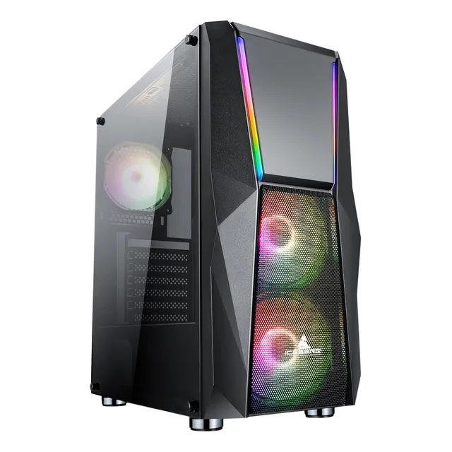 Gabinete Gamer Iceberg Turbo Z10 Plus 5 Ventiladores Argb