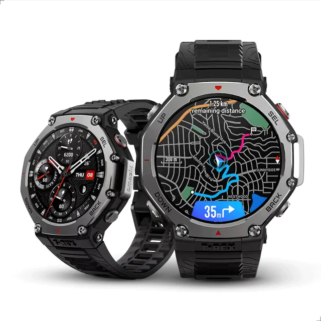 Relógio Inteligente Amazfit T-rex 3 Aventura Monitor Saúde