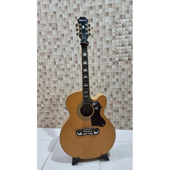 Violão EpiPhone Ej200 Ce Gold