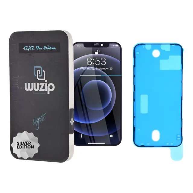 Repuesto Pantalla Modulo Wuzip Silver iPhone 12 12 Pro Ic