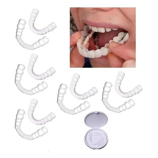 5 Pares Superior E Inferior Prótesis Dentadura Postiço 5 Pares Superior E Inferior Prótesis Dentadura Postiço