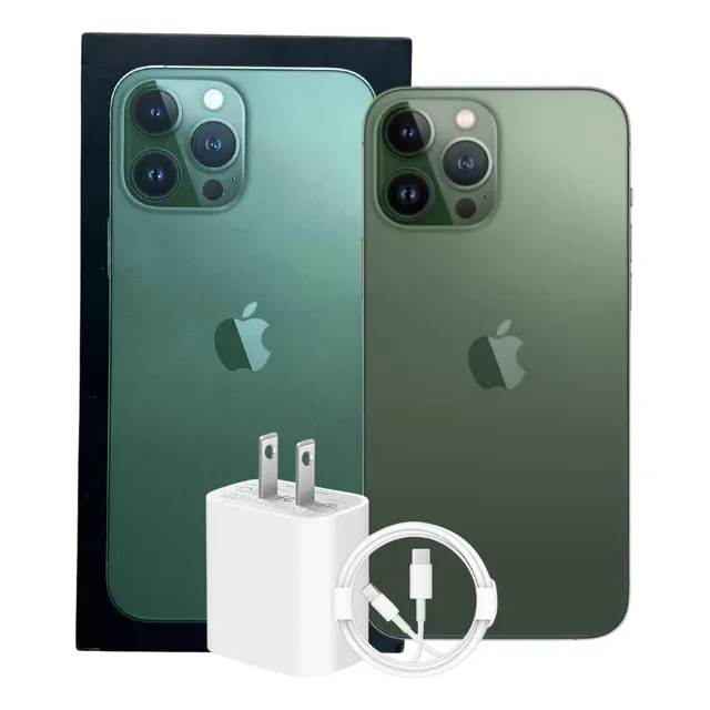 Apple Iphone 13 Pro Max (128 Gb) - Verde Con Caja Original Verde (Reacondicionado)