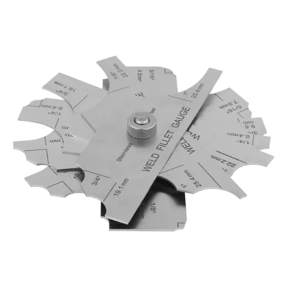 Inspección De Soldadura Ulnar Rl Gauge Pulgadas Y Métricas