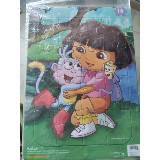 Rompecabeza De 16 Piezas De Dora La Exploradora