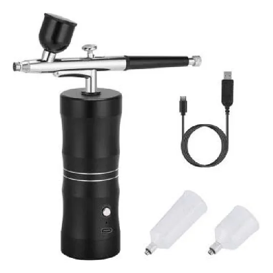Aerografo Portatil Con Compresor Pintura 21import