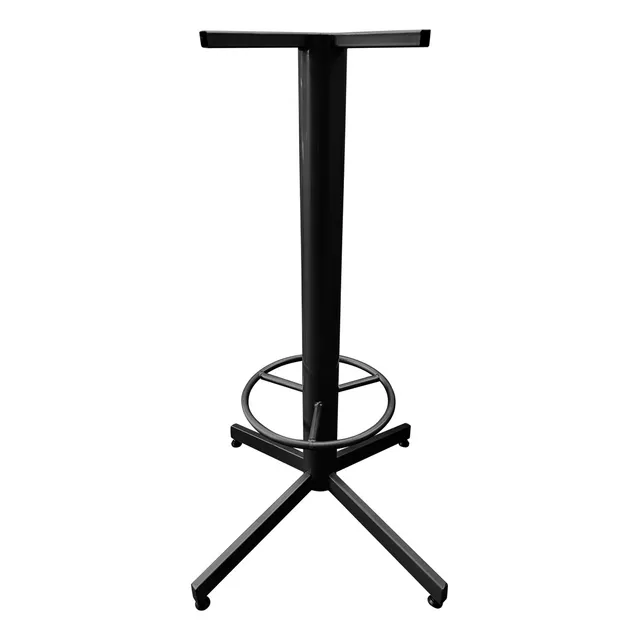 Pedestal Base Para Mesa Alta De Bar, Cafetería, Restaurante. Color Negro