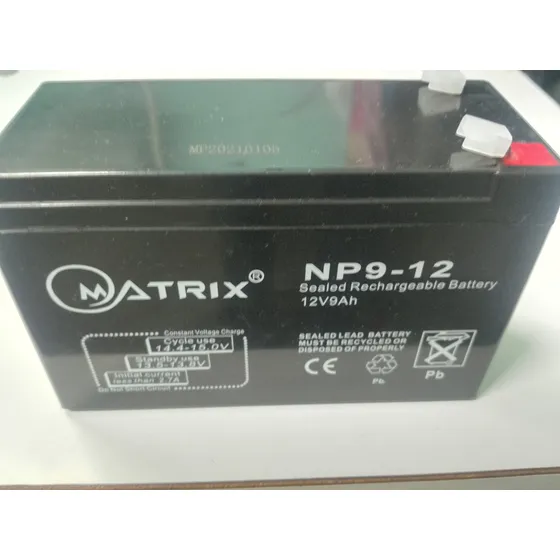 Batería Matrix Sellada Np9-12 12v 9ah Para Ups