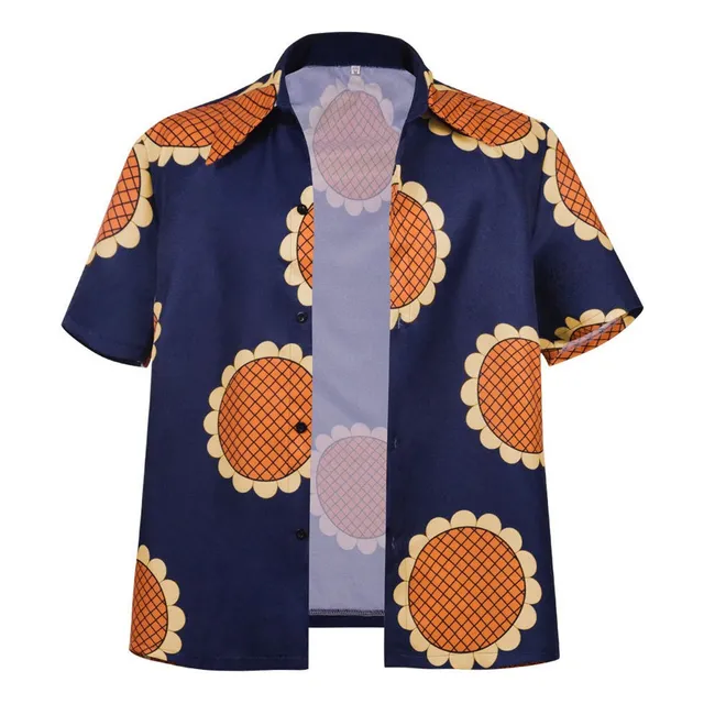 1 One Piece Luffy Camisa De Girasol Halloween Cosplay