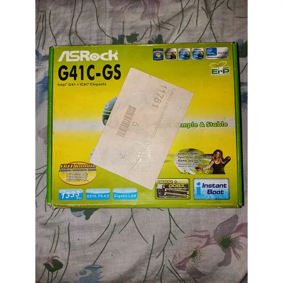 Tarjeta Madre Asrock G41c-gs Para Reparar O Repuesto
