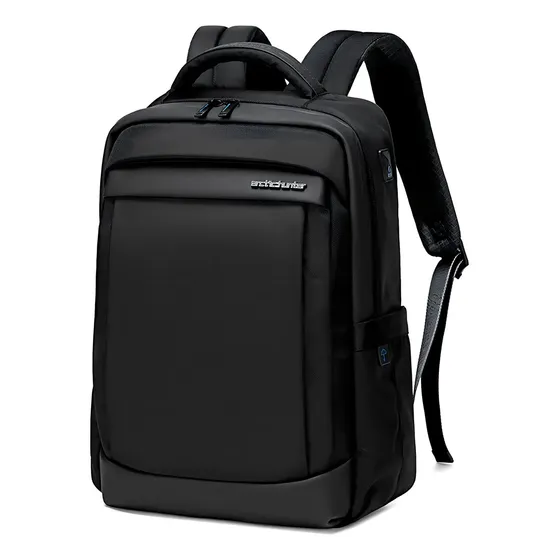 Mochila Arctic Hunter B00478 Negra Impermeable Portátil 15,6 Pulgadas