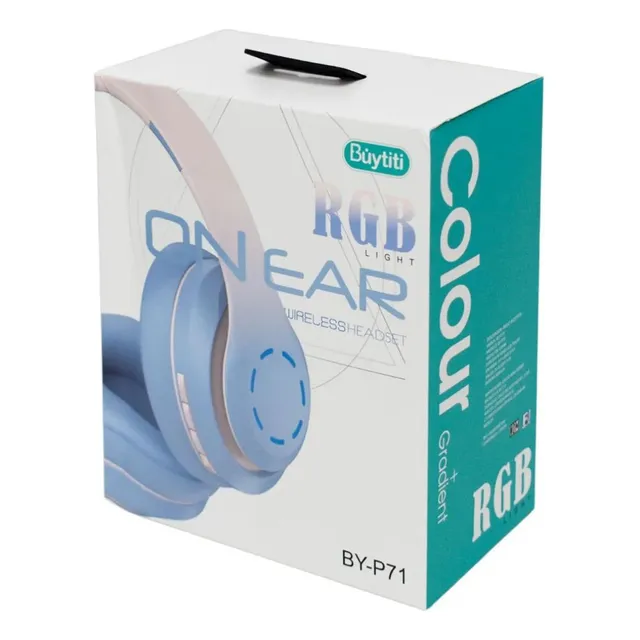 Auriculares Diadema Rgb Bluetooth Manos Libres