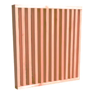 Brise Modular (breeze) Ripado Madeira Maciça 54x54 Cm Neonx Brise Modular (breeze) Ripado Madeira Maciça 54x54 Cm Neonx