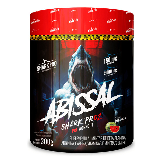 Pré Treino Abissal Shark Pro - 300g Pré Treino Abissal Shark Pro - 300g