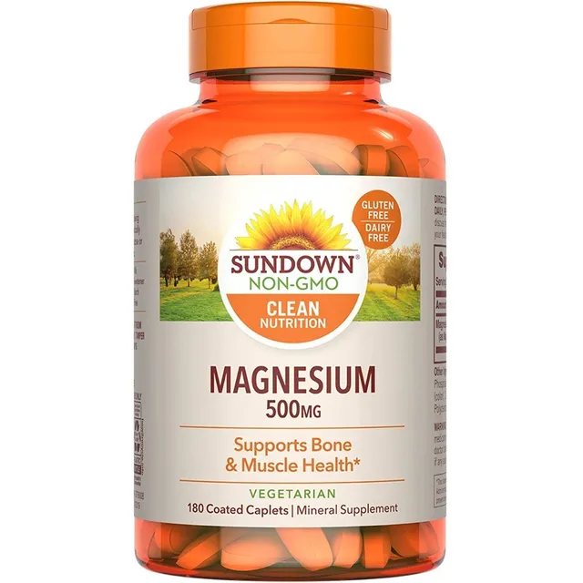 Magnesio Magnesium Sundown 500mg 180 Tabs De Eeuu