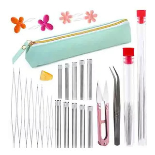 1 Juego De Agujas De Abalorios Para Joyas Hechas A Mano, 1 Juego De Agujas De Abalorios Para Joyas Hechas A Mano,