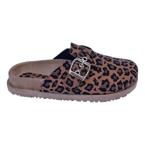Zueco Sandalia Mujer Hebilla Moda