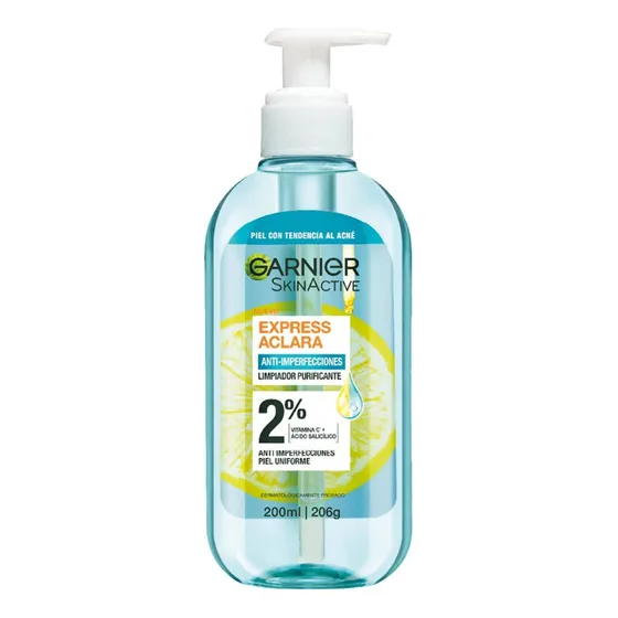 Gel de limpieza Garnier Express Aclara Anti Imperfecciones 200ml