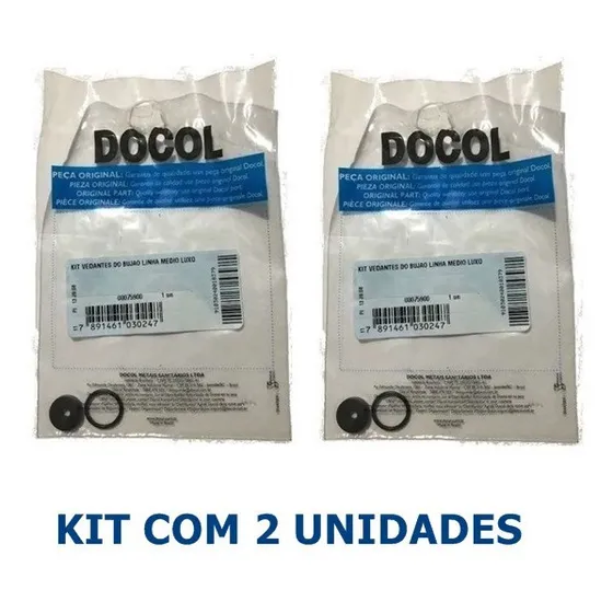 Vedante / Courinho Borracha Torneira Misturador Reparo Docol Acabamento Não Cor Preto
