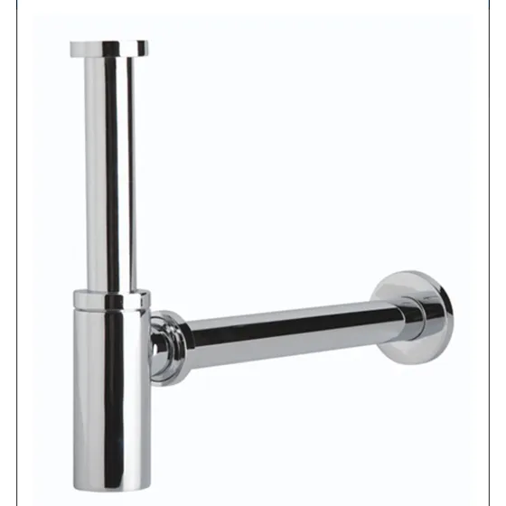 Sifón Lavabo Minimalistas 11/4 C/tubo. Cromo
