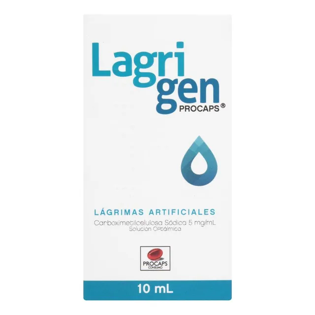 Lagrigen Solución Oftálmica, Lagrimas Artificiales 10 Ml
