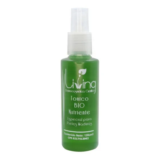 Tónico Bio Nutriente Facial Piel Madura Living