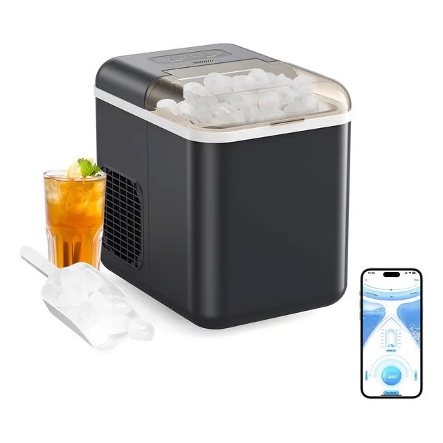 Maquina Para Hacer Hielo 12kg Wifi Control App 110v Jeswo