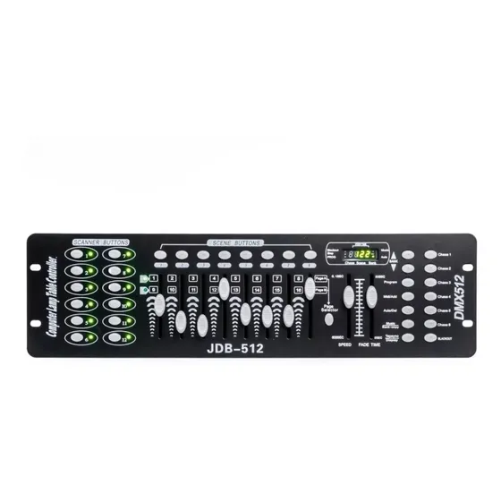 Mesa Controladora Efeito De Luz Strobo Dmx 512 C/ 192 Canais