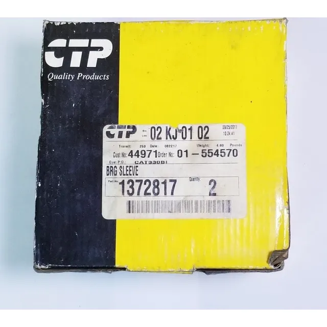 1372817 Ctp Rodamiento Brg Sleeve P/ Caterpillar 322b 