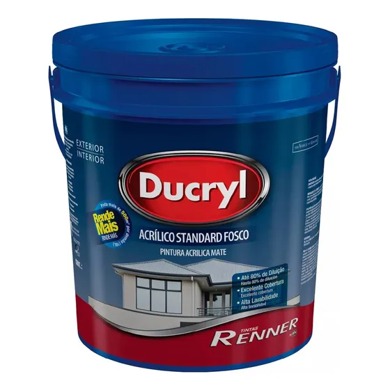 Pintura Renner Ducryl Rinde 80% Mas 18lts Davinci Pinturas