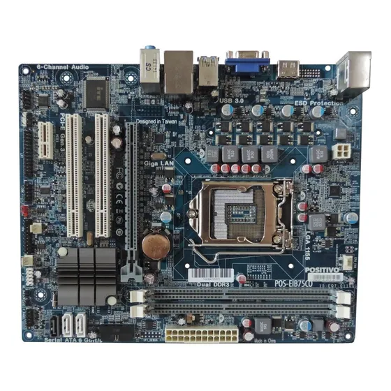 Placa Mãe Nova Positivo Pos-eib75c0 P/ Intel 2º E 3º Geração