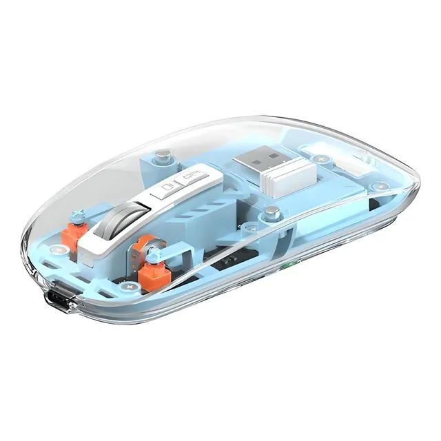 Mouse Inalambrico Tranparente Wiwu Crystal Wm105