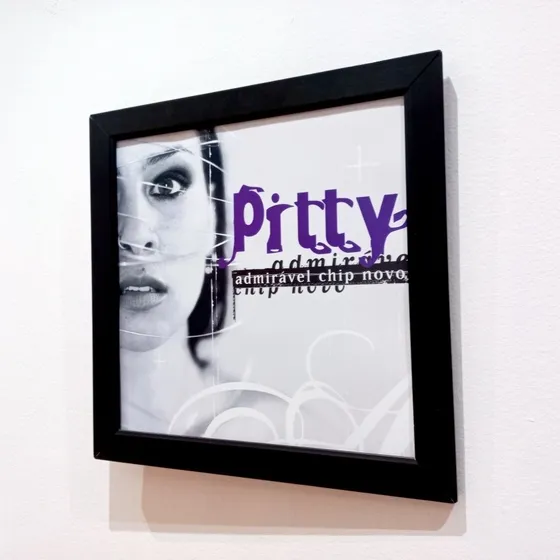 Quadro Pitty Admirável Chip Novo Capa Do Disco D Vinil Lp Cd