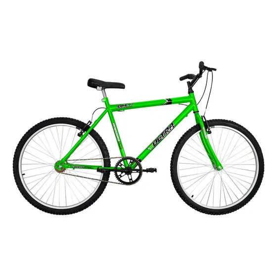 Bicicleta Adulto Aro 26 Ultra Bikes Masculina Sem Marchas Cor Verde Kw