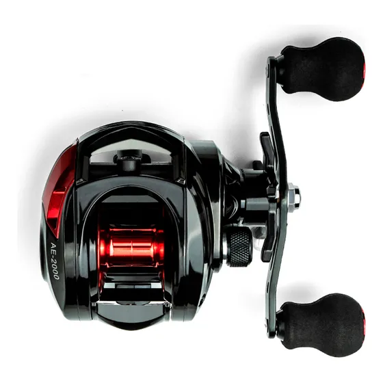 Reel Pesca Linnhue Profesional 9 Niveles Ajuste Magnético