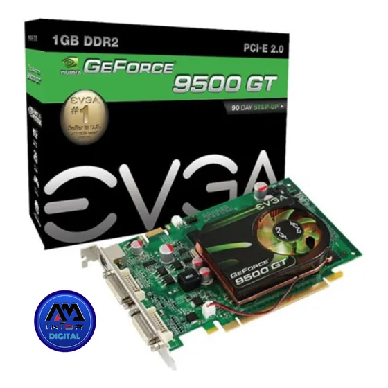 Placa De Vídeo Evga Nvidia Geforce 9500gt