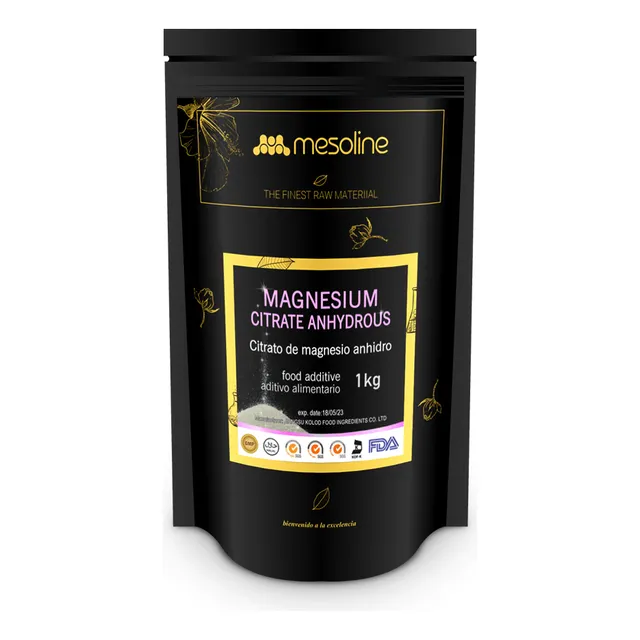 Citrato Magnesio Anhidro 1kg + Colageno 1 Kg