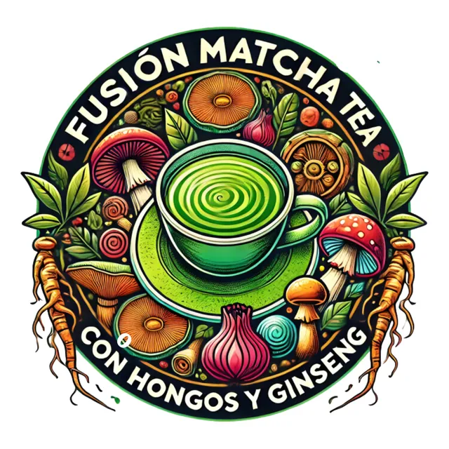 Té Matcha Con Hongos Y Ginseng