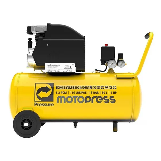Motocompressor 2hp 50 Litros 8.2pcm Pressure