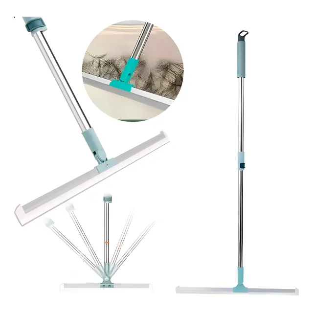 Rodo Mágico Vassoura Silicone Limpeza Fácil Vidro Piso Chão