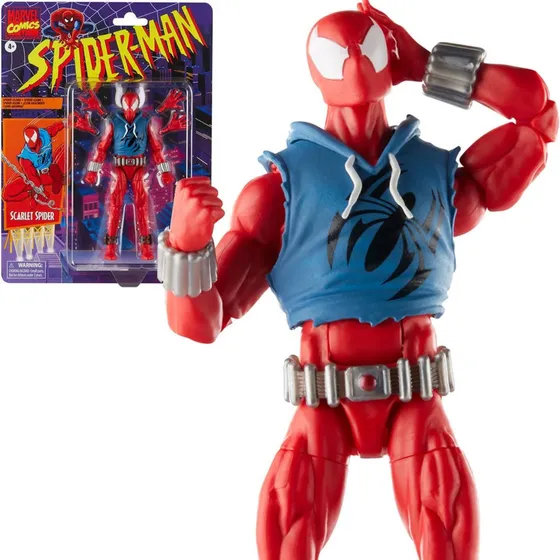 Spider-man Marvel Legends Retro Scarlet Spiderman