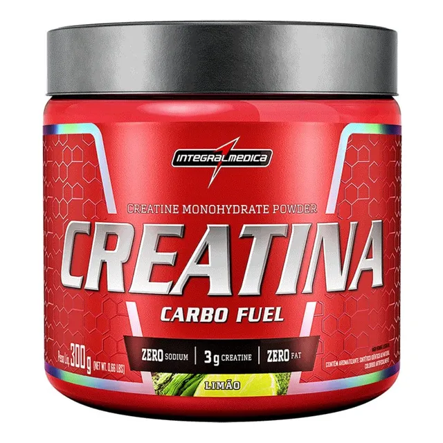 Creatina Carbo Fuel, 300 g, sabor a limón - Integralmedica